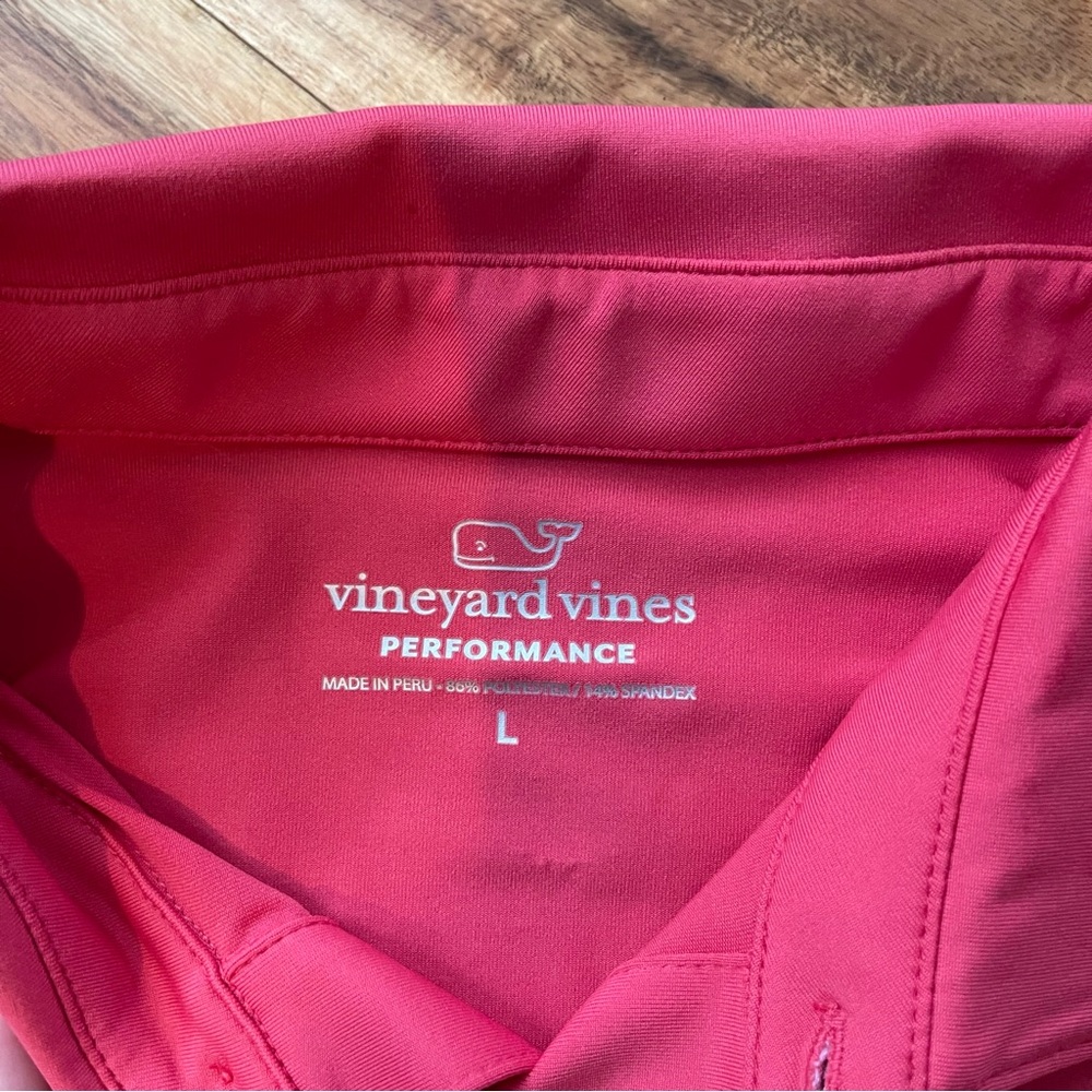 Euc Vineyard Vines Block-Color Performance Polo - image 5